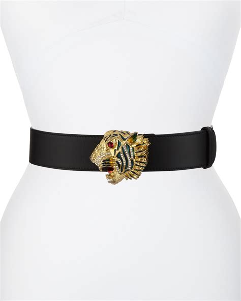 silver gucci belts|gucci belt with tiger buckle.